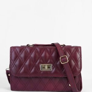 Women’s Pu Leather Embroidered Shoulder Bag